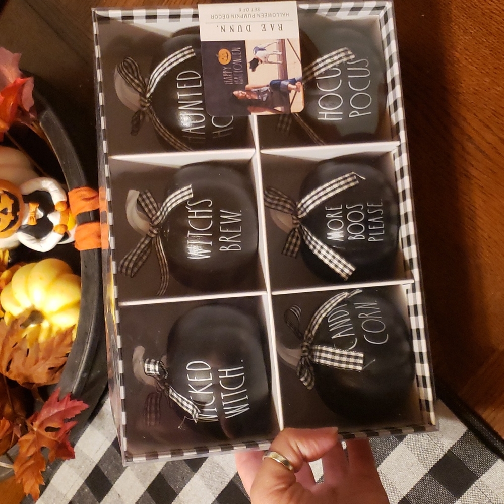 Rae Dunn pumpkin set